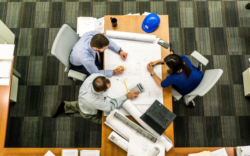 professional healthcare team office